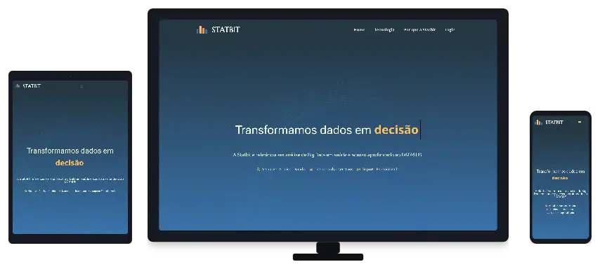 Site institucional da Statbit